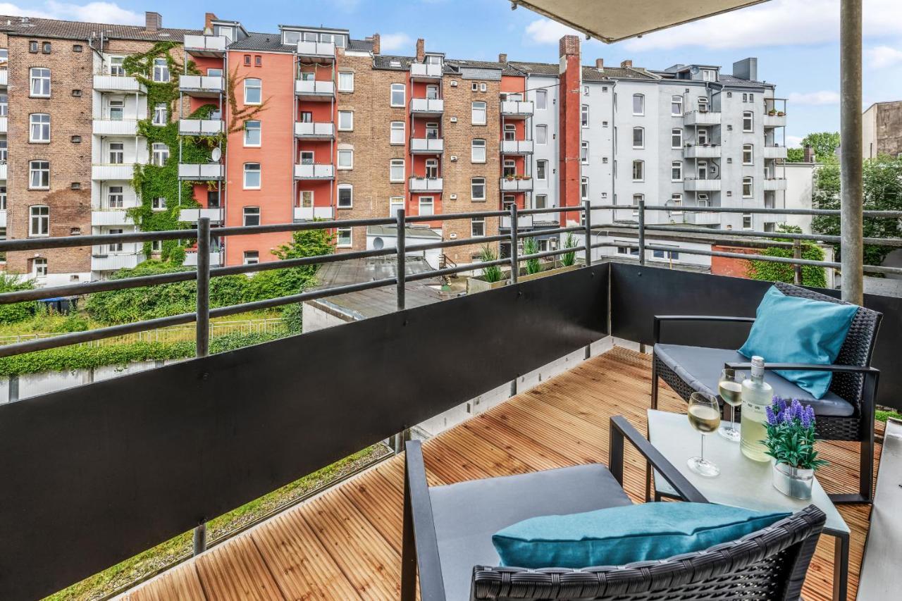 Cityoase Im Zentrum Mit 24-7 Self Check-In, Wlan & Smart Tv Kiel Luaran gambar