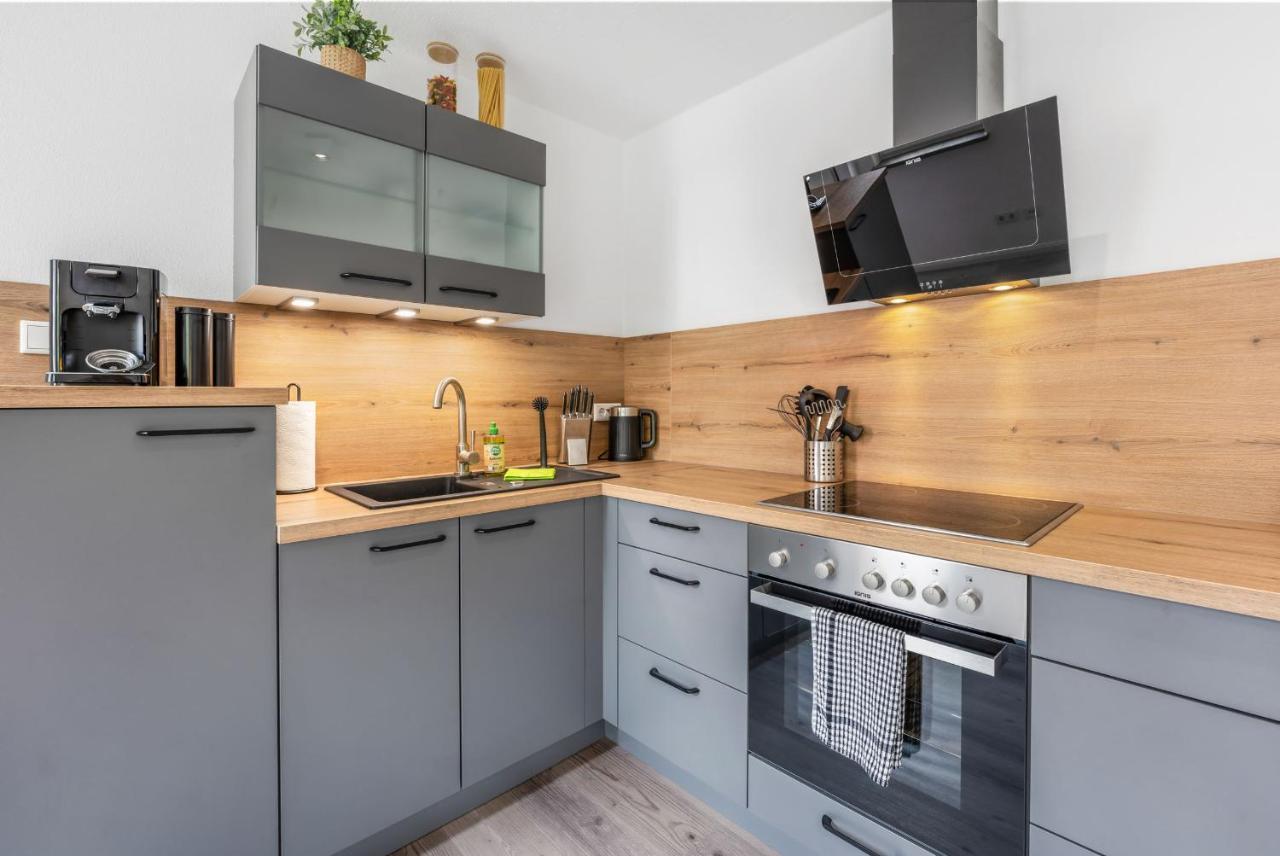 Cityoase Im Zentrum Mit 24-7 Self Check-In, Wlan & Smart Tv Kiel Luaran gambar