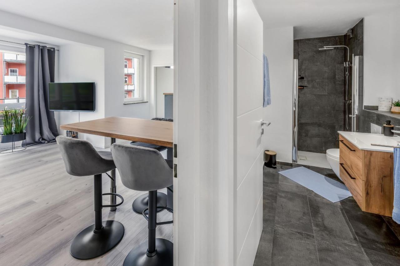Cityoase Im Zentrum Mit 24-7 Self Check-In, Wlan & Smart Tv Kiel Luaran gambar